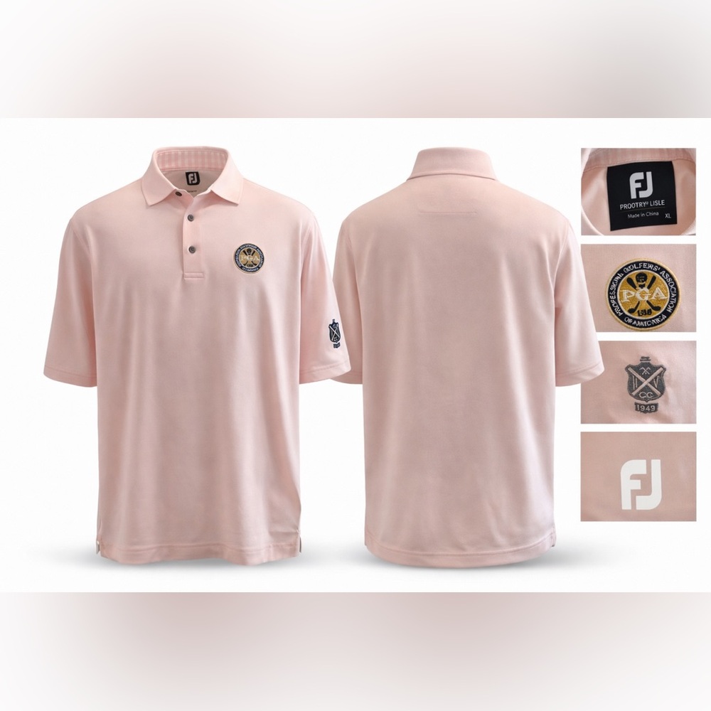 FootJoy Soft Pink Polo with Emblem
